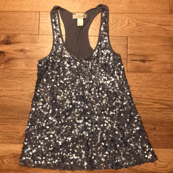Sequined Tank Top - Picture 1 of 3